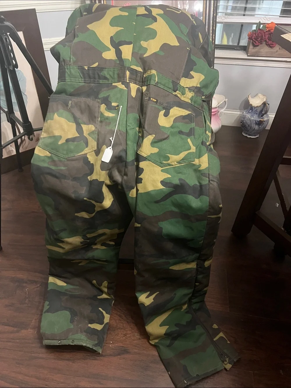 Men’s Camouflage Coverall Suit - Green Camo